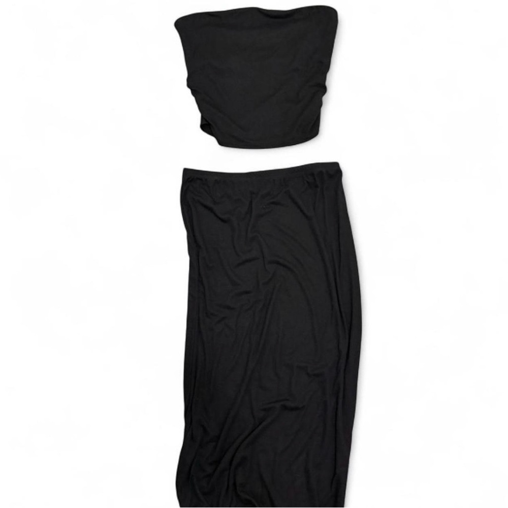 Free People Black Skirt Set